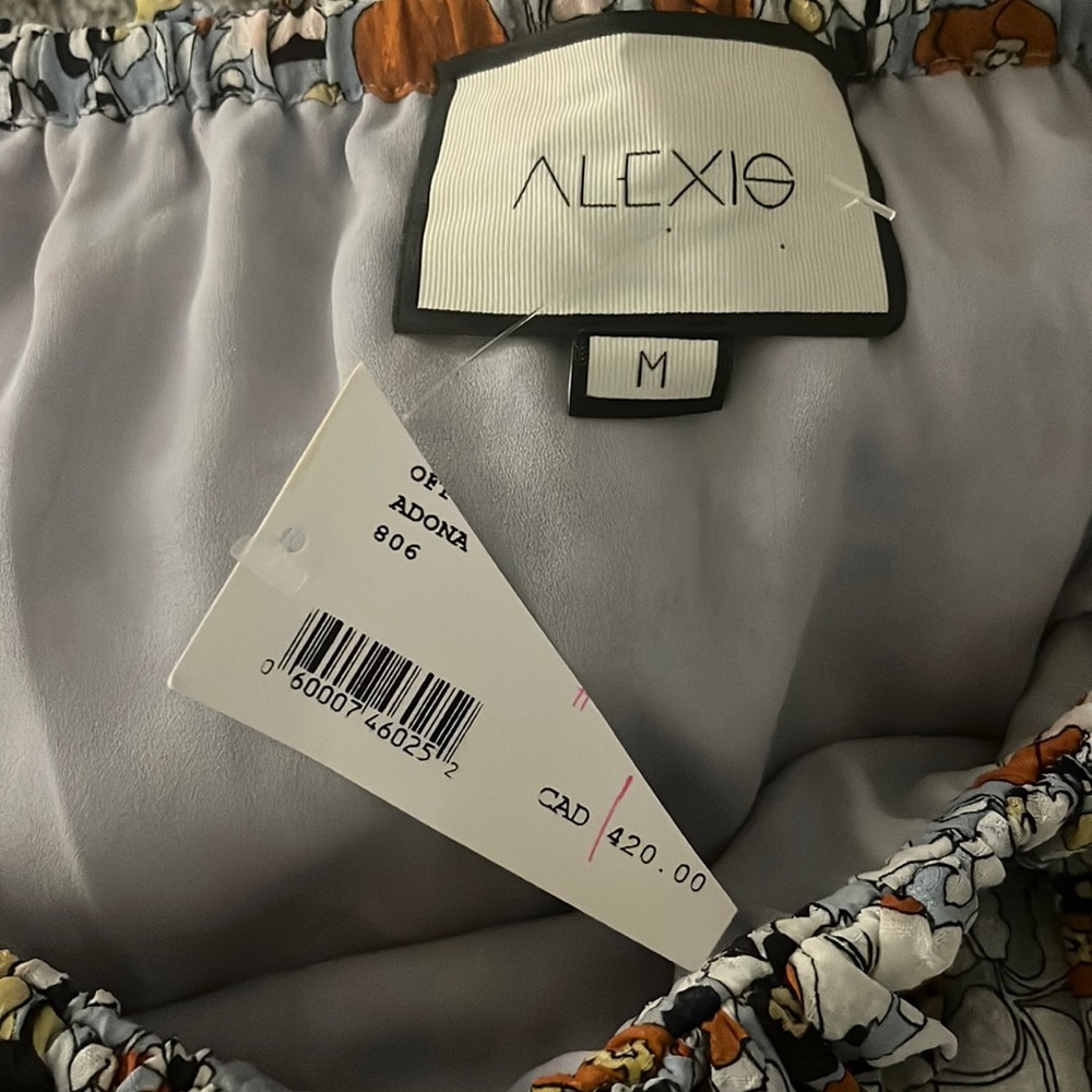 Alexis Adona Floral Off the Shoulder Crop Top - Picture 2 of 7